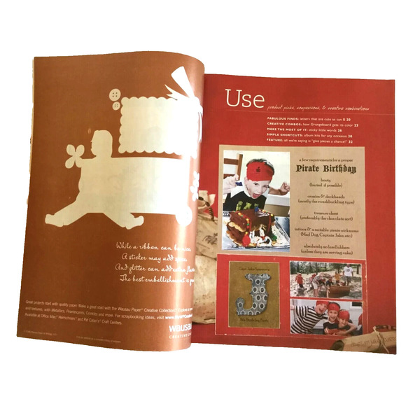 Simple Scrapbooks Magazine May June 2008 birthday layouts fixes party flaw - Picture 3 of 8